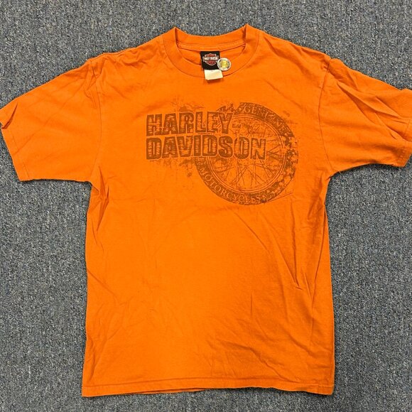 Harley Kitty Hawk NC Sz L Pocket T Shirt - Picture 2 of 9